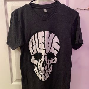 cleveland clothing co skull tee shirt